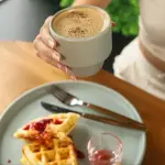WAFFLE+CAPPUCCINO+100 de sorvete