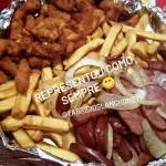 (porção P)batata frango e calabresa