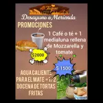 Promo desayuno o merienda