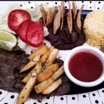 ARRACHERA CON PAPAS