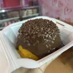 Vulcãozinho de cenoura com chocolate