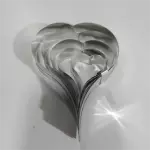 Cortador de Corazon Largo 5pzas