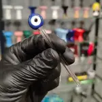 Piteira de Vidro Olho Grego 5mm