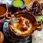 Queso fundido con chistorra
