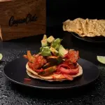 Tostada Aguachile de Camarón