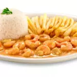 Strogonoff de camarão