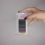 Pestañas de colores de Brillo