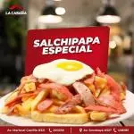 Salchipapa especial