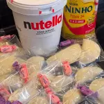 Pastel de ninho com nutella