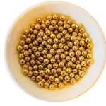Perlas doradas 4mm 20 grs