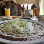 Enfrijoladas de queso