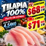 TILAPIA 100% 4.54KG