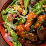 Wings salad