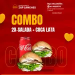 2x salada + coca lt