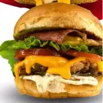 BURGURS BACON CON GASEOSA