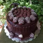 Triple chocolate con fresas