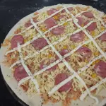 metade calabresa c requeijão
