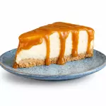 Cheesecake de caramelo salgado