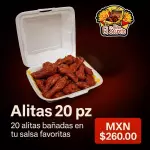 Alitas 20 pz