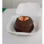 Mine bolo de Brigadeiro com morango