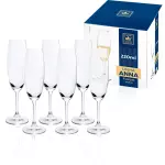 Taças de Cristal 6 x 220 mL