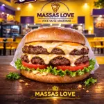 Love burguer duplo salada