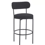 Banquetas Tivoli tela boucle Negro