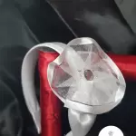Diadema flor de organza