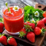 Jugo de frutilla