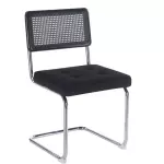 Silla Cesca Rattan  Asiento en Pana