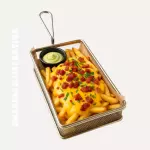 BATATA COM BACON E CHEDDAR