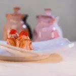 Joo de Salmão com Geleia de Pimenta