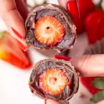 Bombom de morango - Chocolate