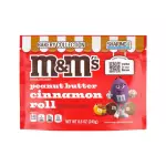 M&M peanut butter cinnamon roll