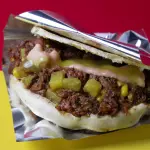 Arepa rellena de la Casa