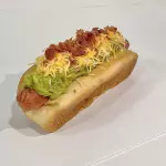 CHEESY GUACAMOLE DOG
