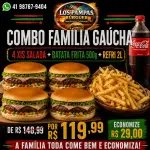 COMBO FAMILIA GAUCHA (4 XIS+BAT+REF)