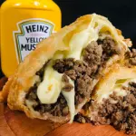 Carne moída e queijo