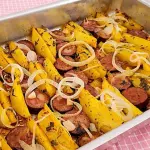 Calabresa, cebola e Batata