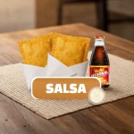 2 PASTELES + MALTA + SALSA