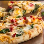 Pizza Pollo y Espinacas