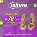 Sandália Ouro/Rose RF:83501