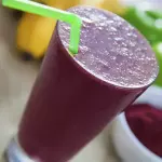 Vitamina Açaí com Banana e Laranja