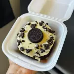 Mini vulcão de oreo