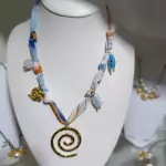 Collar estilo marino espiral