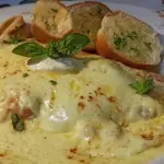Crepe Pollo-Champiñón