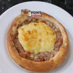 Esfiha de Carne com Queijo