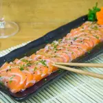 Carpaccio Salmão Ponzu Trufado