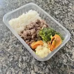 Arroz Carne Moída e Mix de Legumes