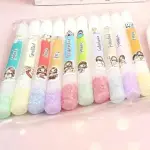 Vela con escarcha pastel con caja